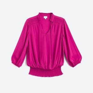 MADISON & BERKELEY Neveah Smocked Blouse